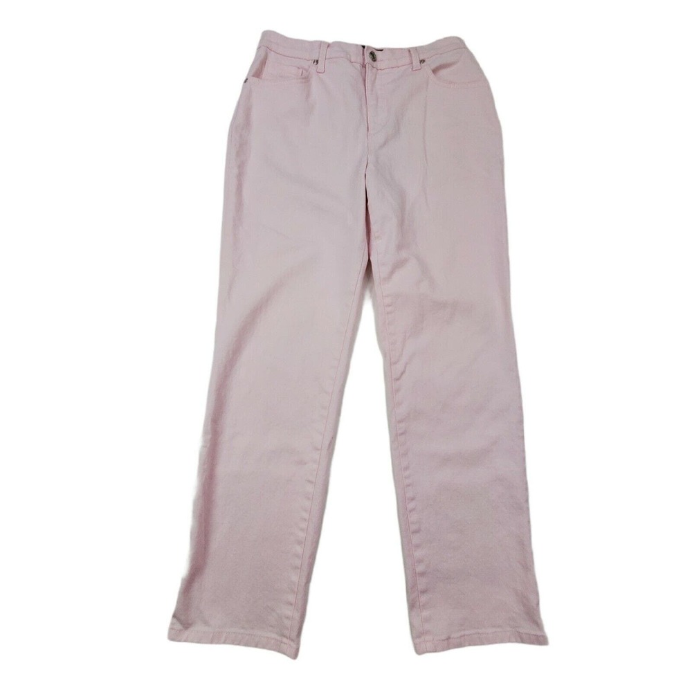 CC - Gloria Vanderbilt Denim Jeans Women 10 Short Light Pink High Waist Stretch